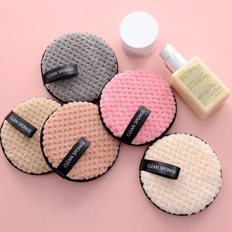 4PCS Reusable Microfiber Makeup Remover Pads β Eco-Friendly Face Cleaning Towels