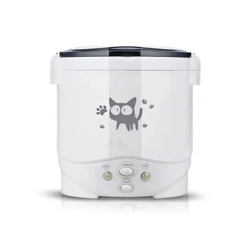 Portable Electric Mini Rice Cooker β 12V/24V/220V MultiCooker for Car, Truck & Home