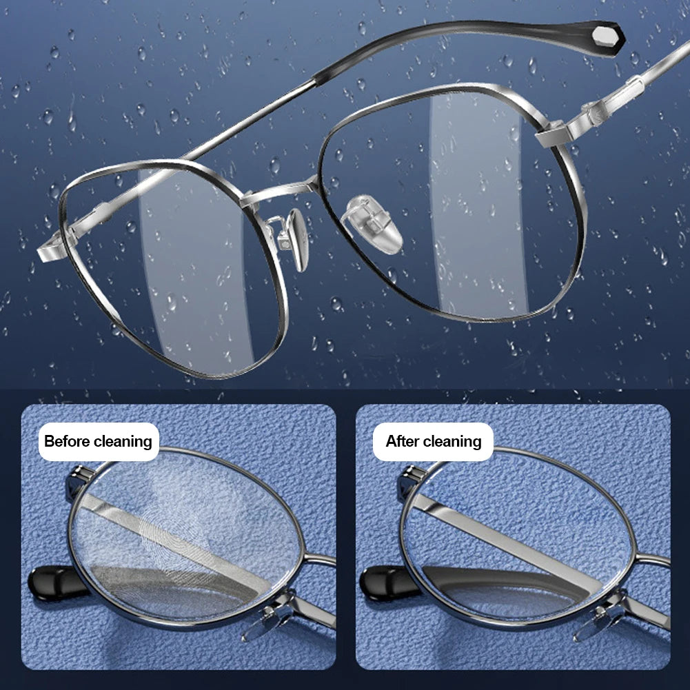 USB Rechargeable Ultrasonic Cleaner – High-Frequency Vibration Washer for Jewelry & Glasses