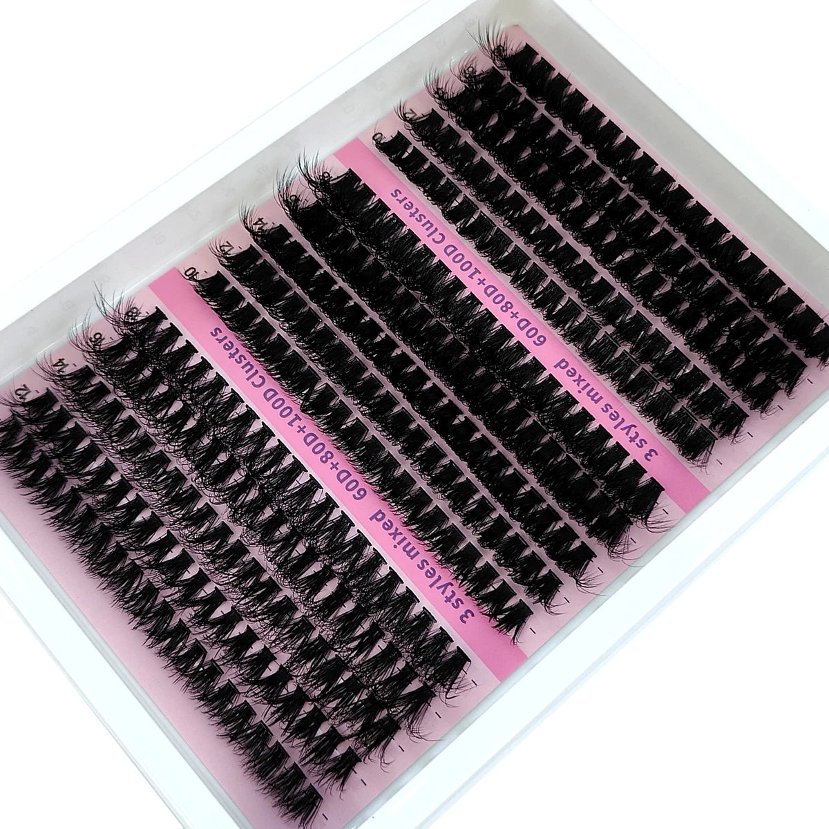 FluffFlex β 5D DIY Lash Clusters Set (15 Rows)
