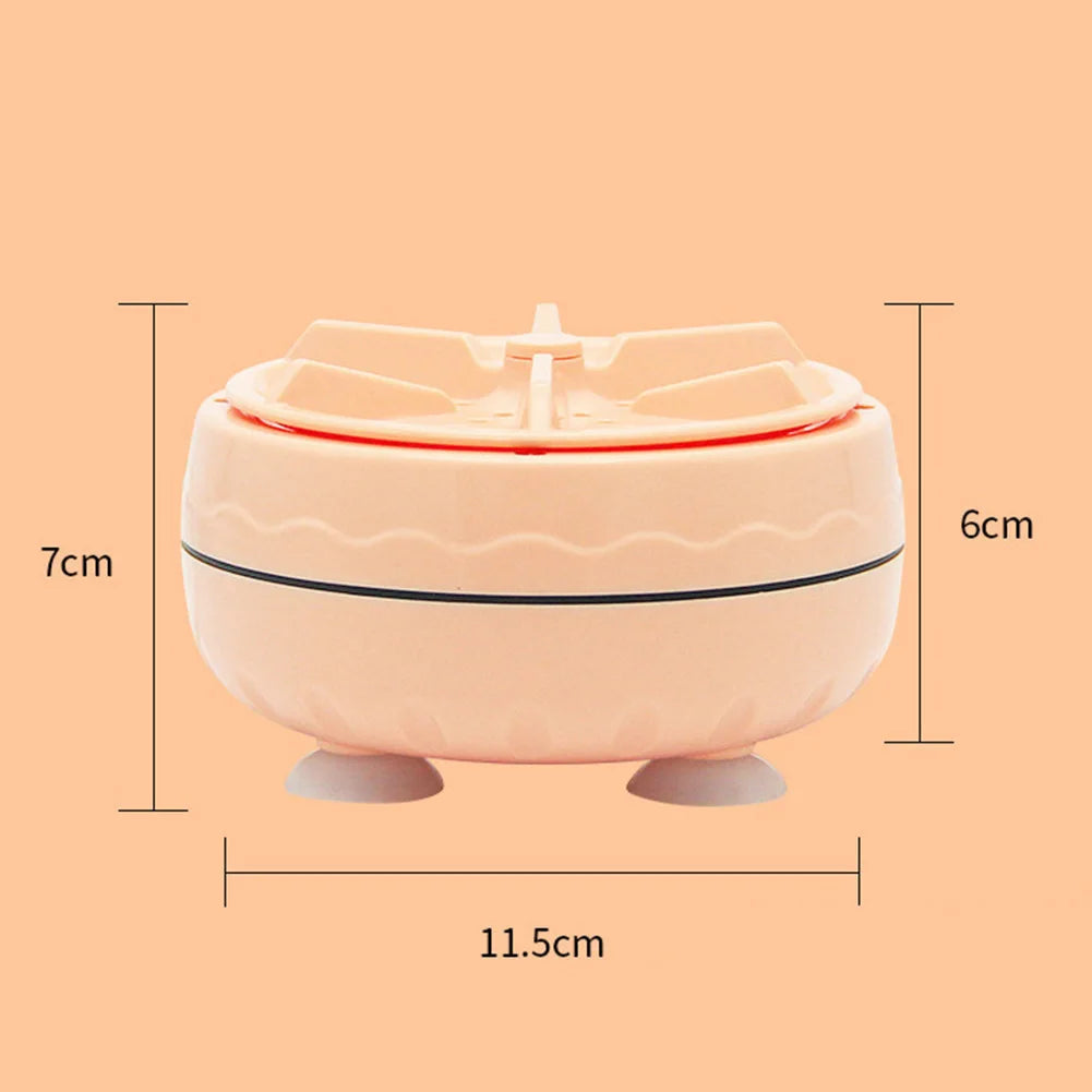Automatic Mini Turbine Washing Machine β Portable Travel Washer with Air Bubble & Rotation (40W)