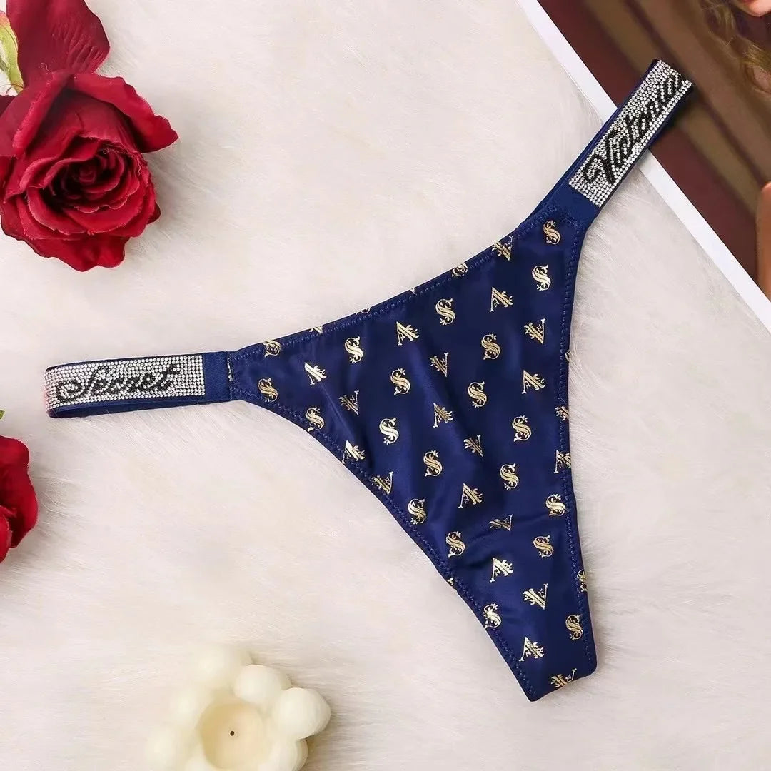 Lace Eyelash Cutout Thong – Ultra-Thin Sexy Panties with Metal Label