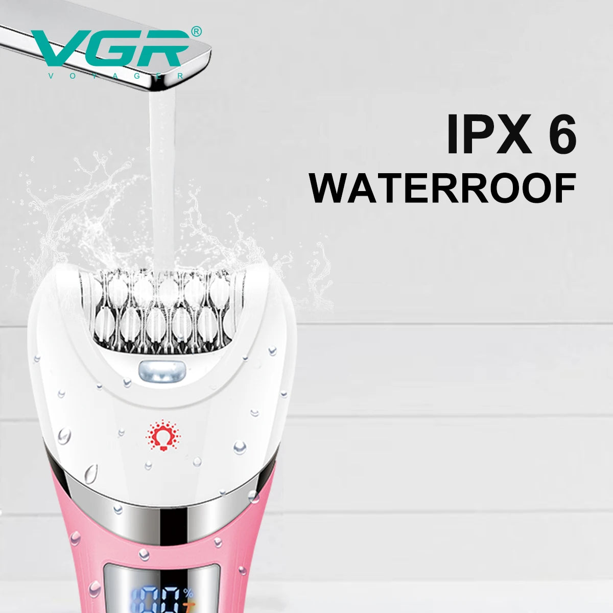 VGR V-759 5-in-1 Waterproof Electric Hair Trimmer & Epilator for Women
