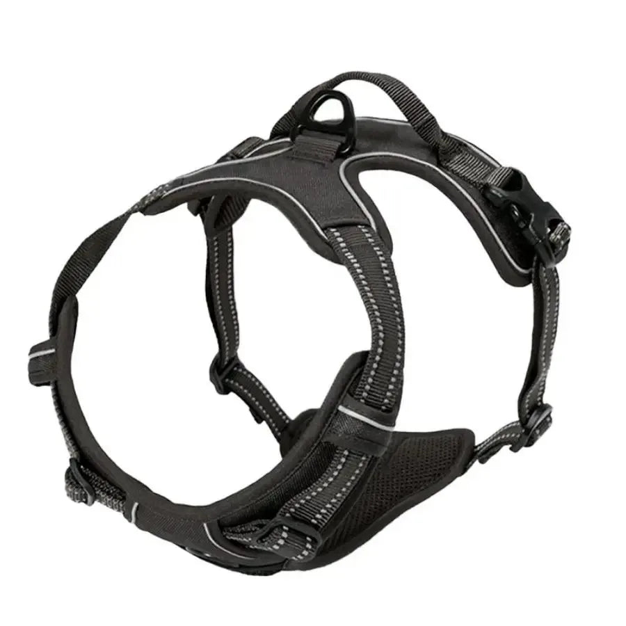 Dog Harness & Leash Set β Leather Collar Vest for Small & Medium Dogs