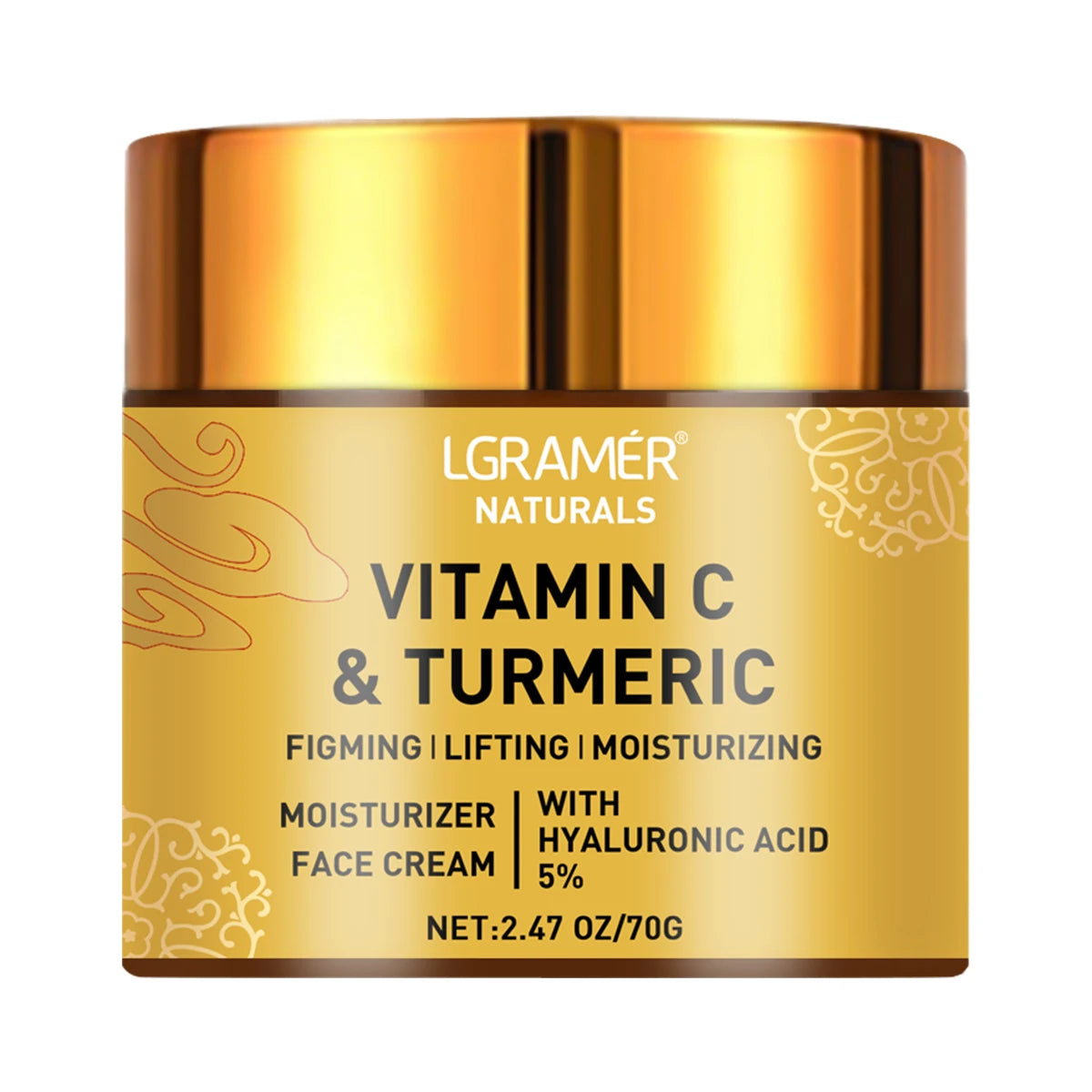 GlowBalance – Turmeric & Vitamin C Face Cream with Retinol & Hyaluronic Acid