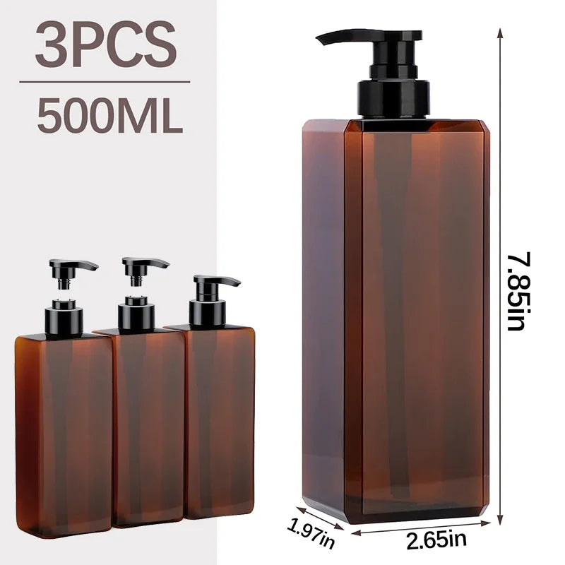 Soap Dispenser β 500ml Refillable Bottle with Labels
