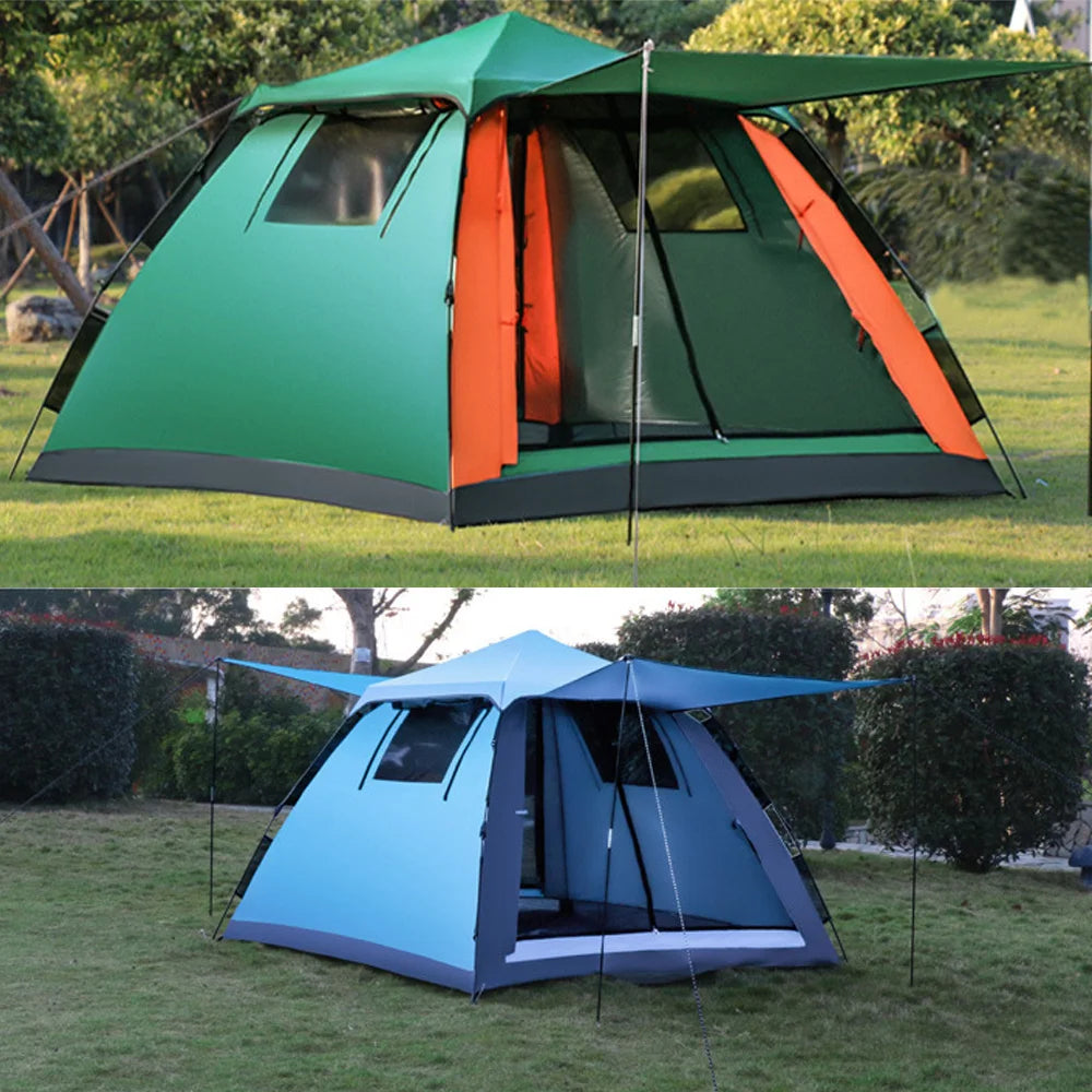 3β4 Person Automatic Folding Tent β Waterproof & Sunproof Outdoor Shelter