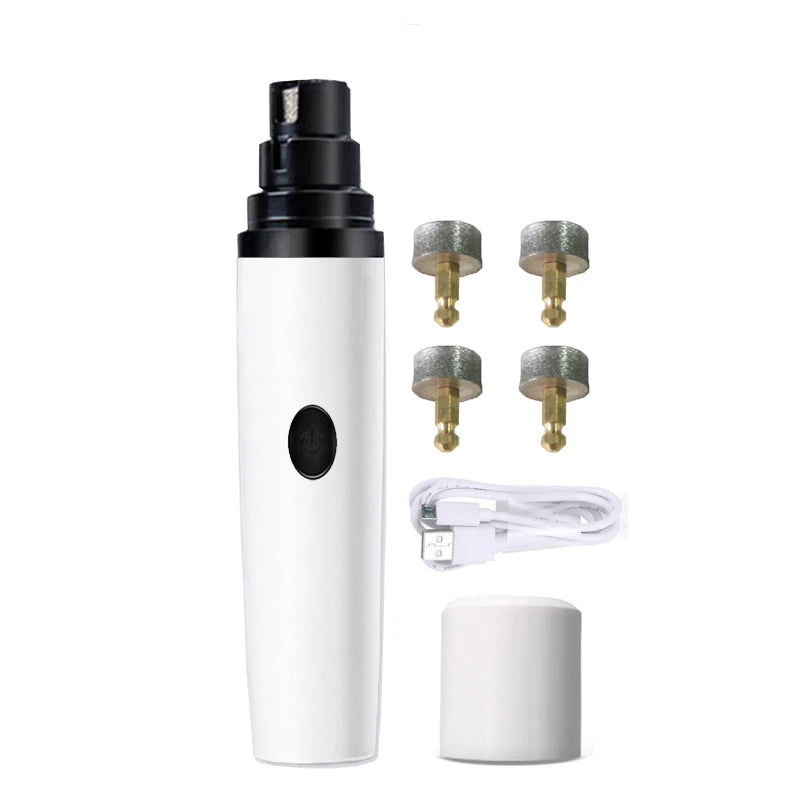 Rechargeable Electric Pet Nail Grinder – USB Charging Nail Trimmer for Dogs & Cats