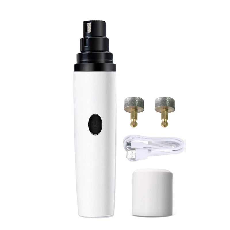 Rechargeable Electric Pet Nail Grinder – USB Charging Nail Trimmer for Dogs & Cats