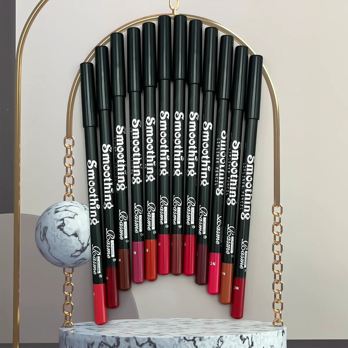 LineLuxe – 12-Color Waterproof Lip Liner Pen Set