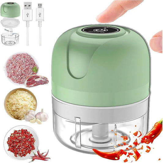 Mini Chopper – USB Rechargeable Food Grinder (250ml)