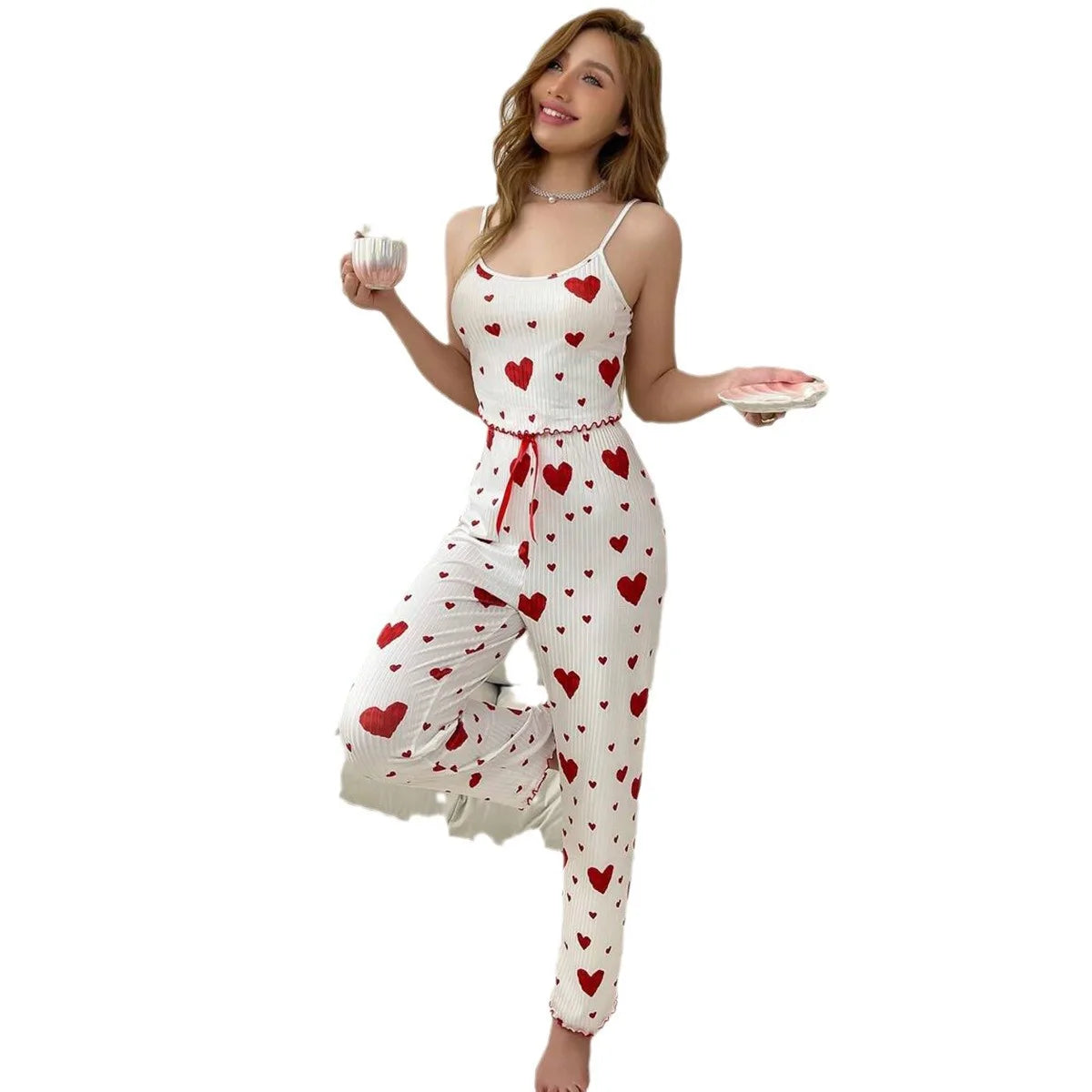LoveLounge – Women's Plus Size 2-Piece Pajama Set