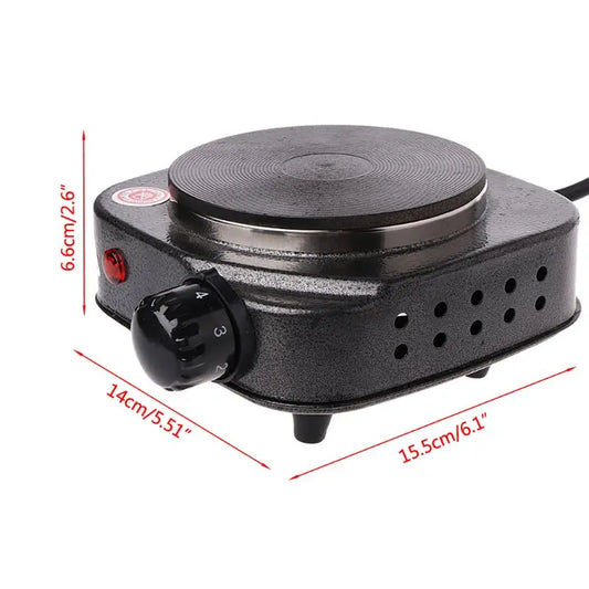 Mini Electric Stove – 500W Coffee & Tea Heater Plate for Home Use