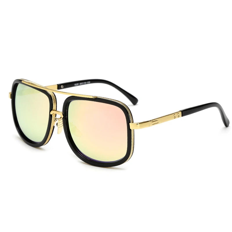 RetroEdge – Vintage Square Big Frame Sunglasses