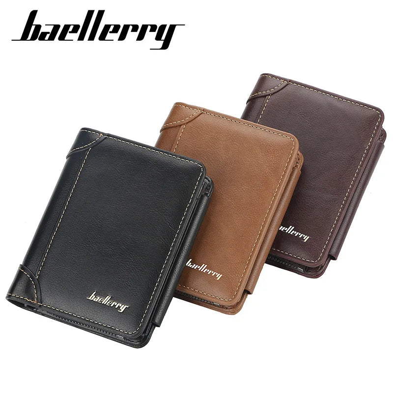 UrbanVault – Vintage PU Leather Men’s Wallet