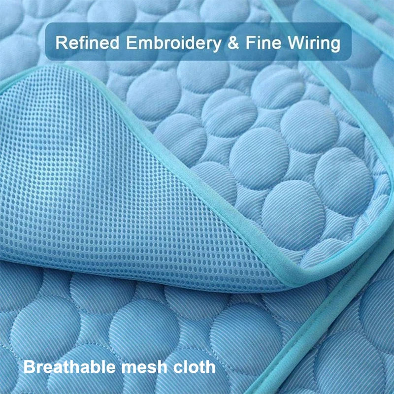 Breathable Summer Cooling Dog Mat – Washable Pet Pad for Dogs & Cats