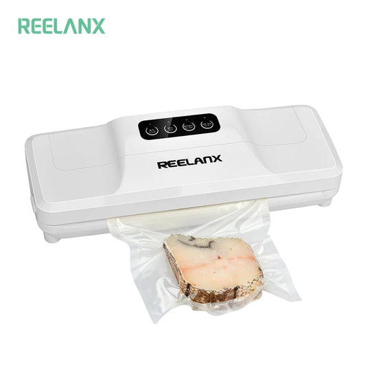 REELANX V1 Vacuum Sealer – 140W Automatic Food Packing Machine with 15 Bags