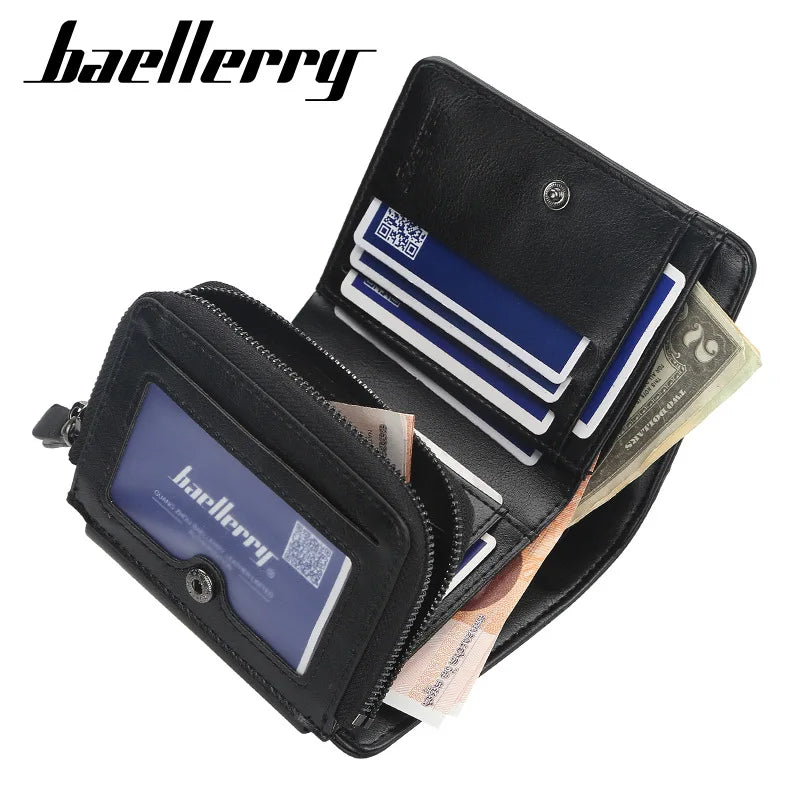 UrbanVault – Vintage PU Leather Men’s Wallet