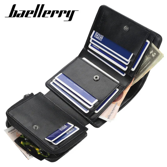 UrbanVault – Vintage PU Leather Men’s Wallet