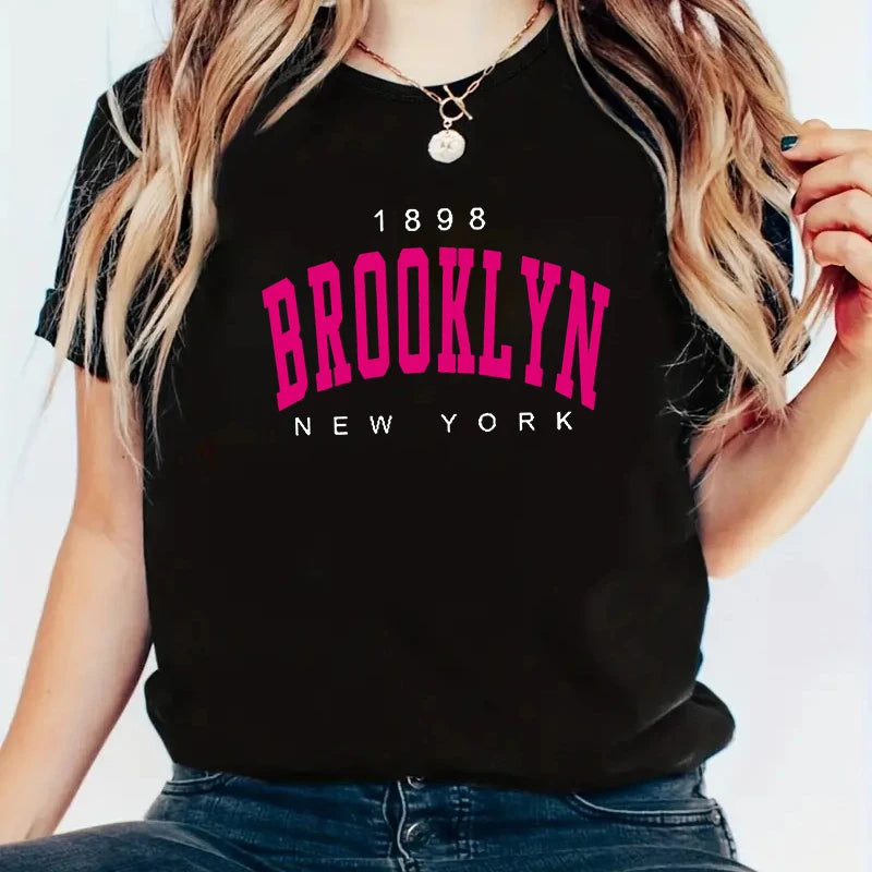 BKNY1898 – Women's Graphic Streetwear T-Shirt