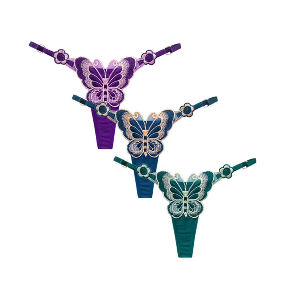 3-Pack Peach Buttock G-String – Adjustable Low-Waist Seamless Thongs