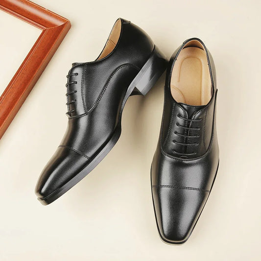 VeroLux 2025 – Genuine Leather Italian Dress Loafers for Men