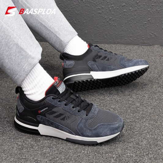 Baasploa AirStep 2025 – Men’s Breathable Casual Sneakers