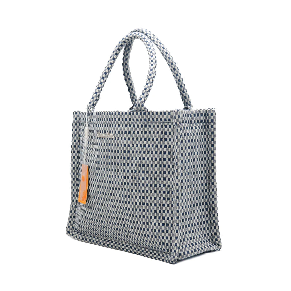 EcoPlaid – Woven Reusable Large Capacity Shoulder Bag