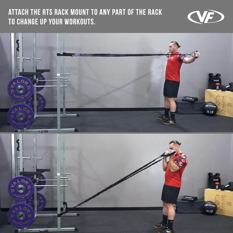 Valor Fitness Resistance Bands – Sheathed with Handles (5–25lbs)