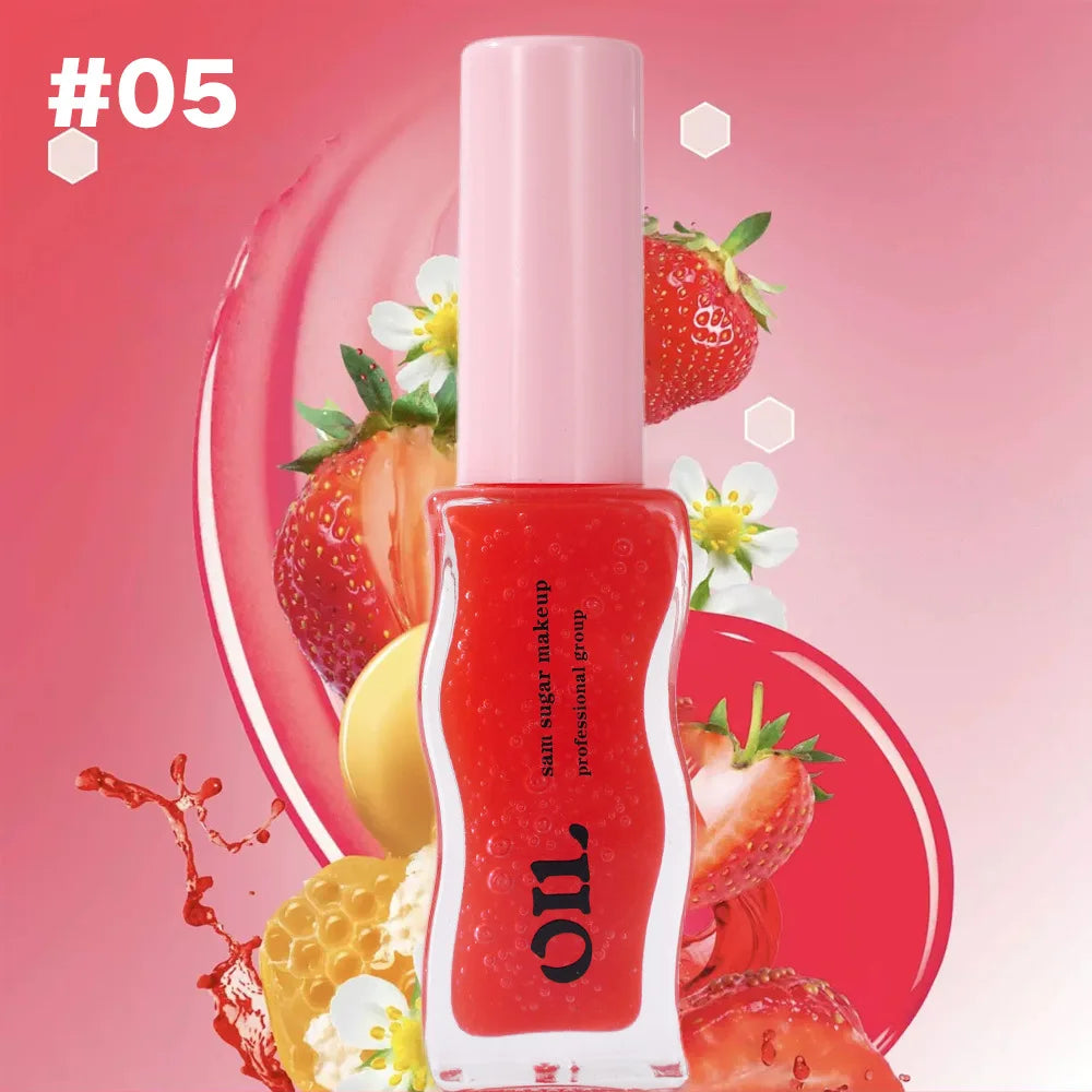 HoneyGloss – Fruity Lip Oil Tint for Plump & Hydrated Lips