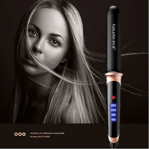 2-in-1 Professional Flat Iron Hair Straightener – 4 Gears Adjustable Temperature, Fast Warm-Up