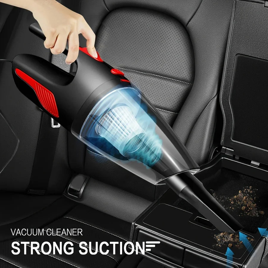 Xiaomi 120W Wireless Car Vacuum – Rechargeable Wet & Dry Handheld Cleaner for Car & Home