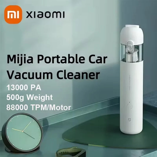 XIAOMI MIJIA Handheld Vacuum – 13000Pa Cyclone Suction, Wireless & Portable for Home & Car
