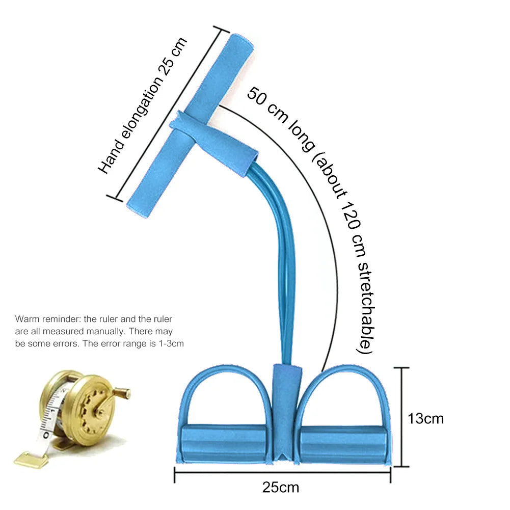 Pedal Resistance Band Sit-Up Assistant – Slimming & Home Fitness Trainer