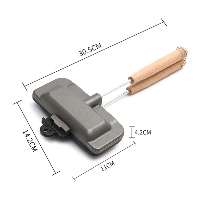 Double-Sided Sandwich Maker – Non-Stick Grill Pan