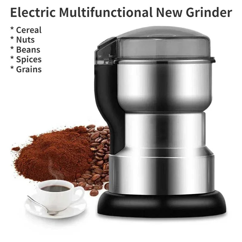 Multifunctional Electric Grinder – Coffee, Spice & Grain Grinding Machine for Home
