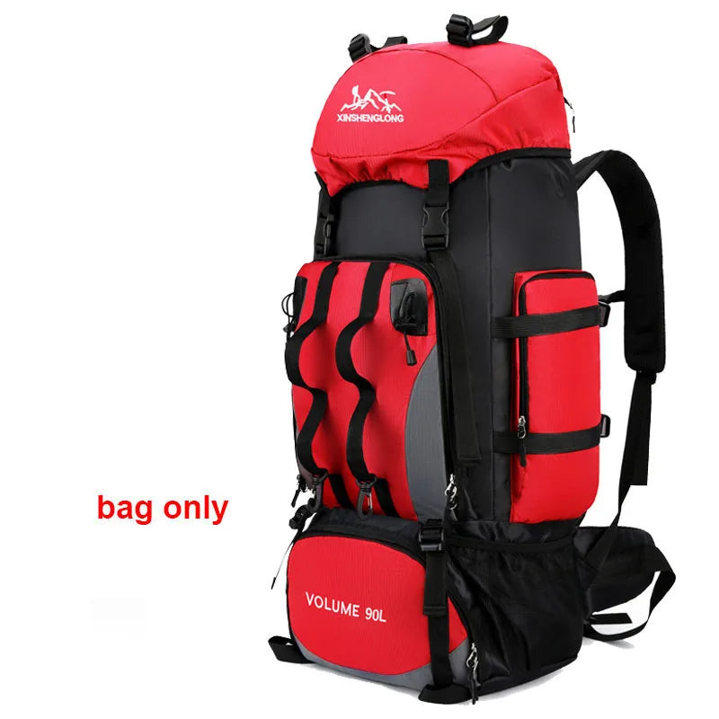 90L Waterproof Hiking & Camping Backpack – Large Outdoor Trekking Rucksack