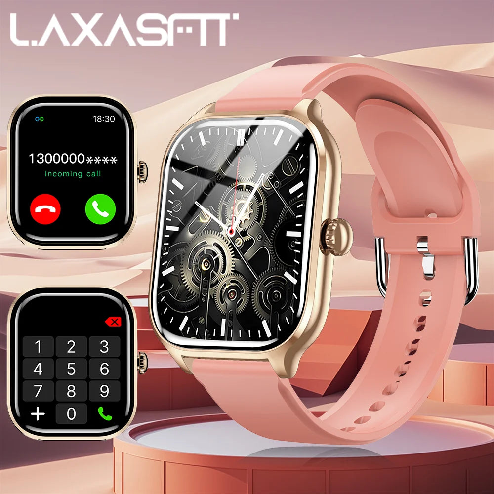 LAXASFIT ProCall – Smartwatch with Voice Call & Health Tracking