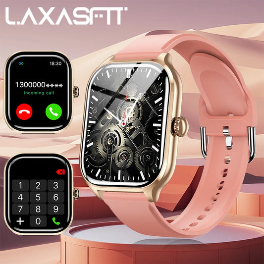 LAXASFIT ProCall – Smartwatch with Voice Call & Health Tracking