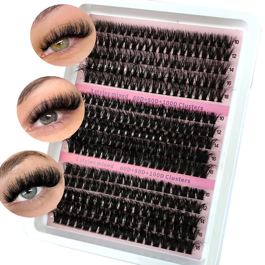 FluffFlex – 5D DIY Lash Clusters Set (15 Rows)