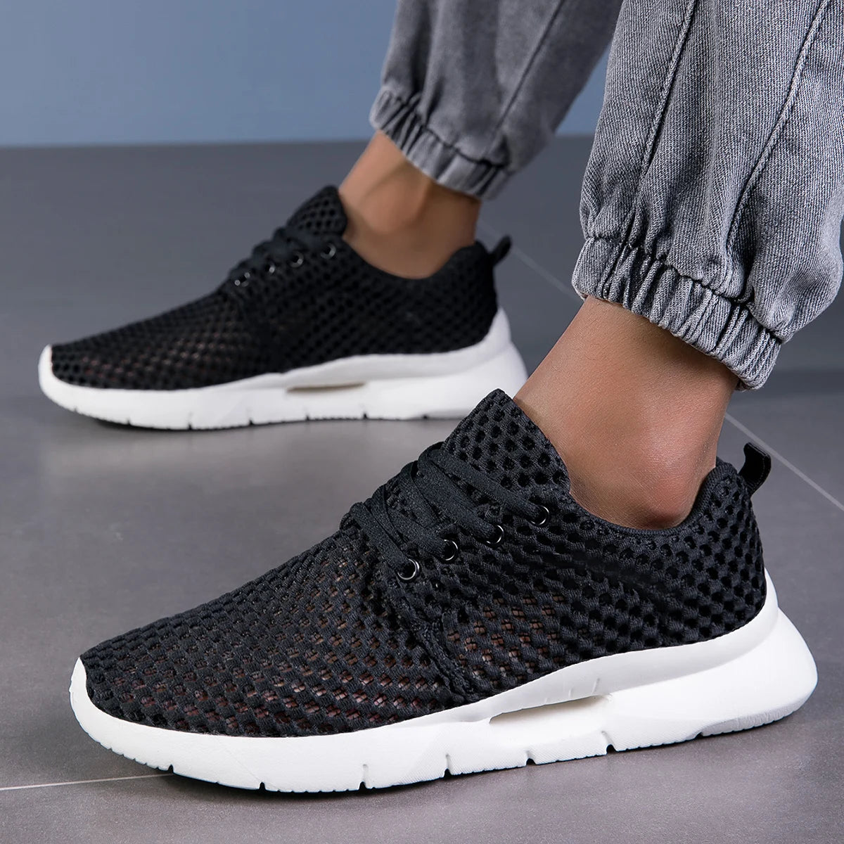 BreezeStep – Men’s Breathable Mesh Slip-On Loafers