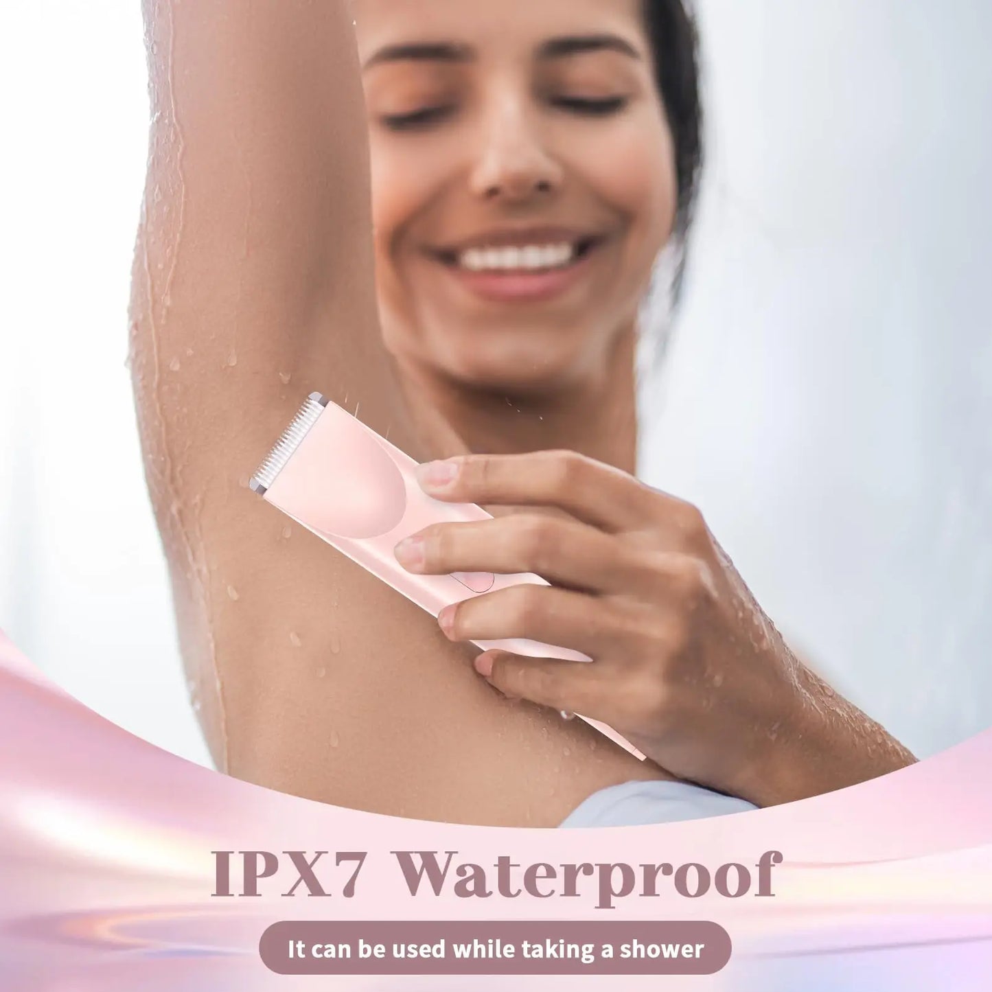 2-in-1 Waterproof Bikini Trimmer & Shaver for Women