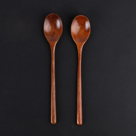 Wooden Spoon – 6pcs Old Lacquer Tableware Set