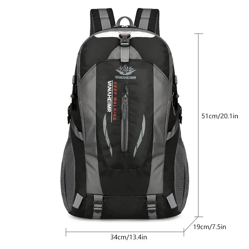 40L Waterproof Hiking Backpack – Large Capacity Outdoor Travel Bag