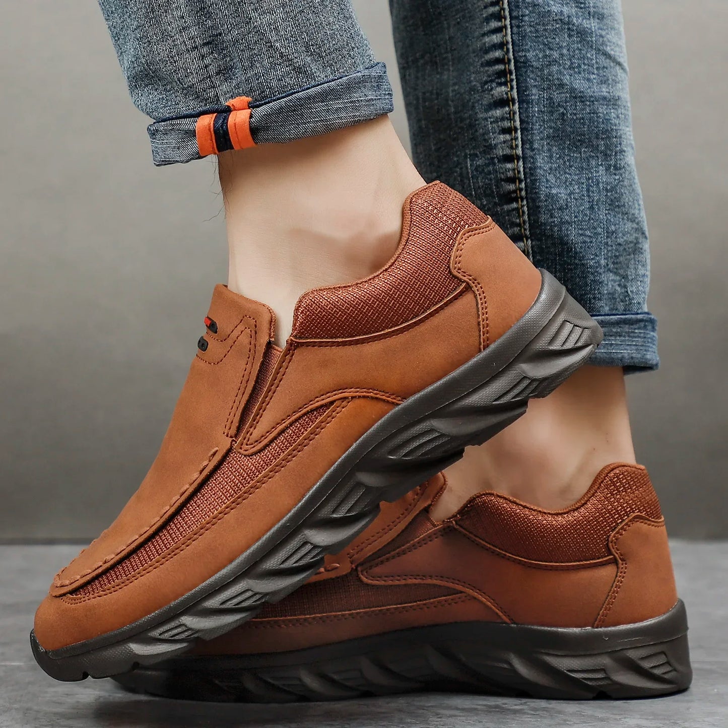 AirFlex 2025 – Men’s Breathable Leather Casual Loafers