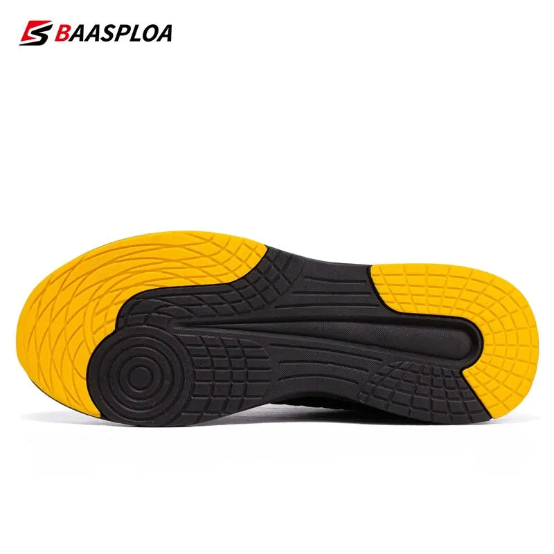 Baasploa AeroRun 2025 – Men’s Lightweight Breathable Running Sneakers
