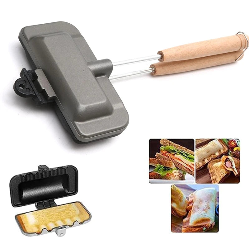 Double-Sided Sandwich Maker – Non-Stick Grill Pan