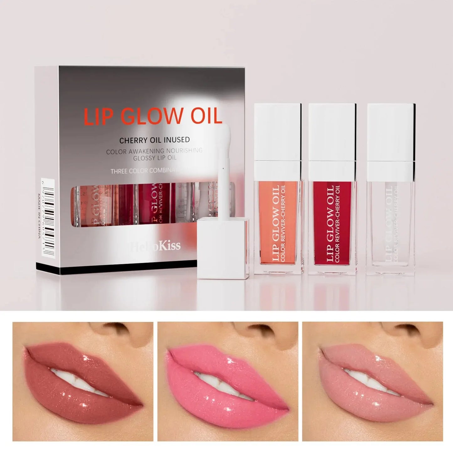 JellyGlow – Crystal Lip Oil & Plumper Set for Moisturized, Glossy Lips