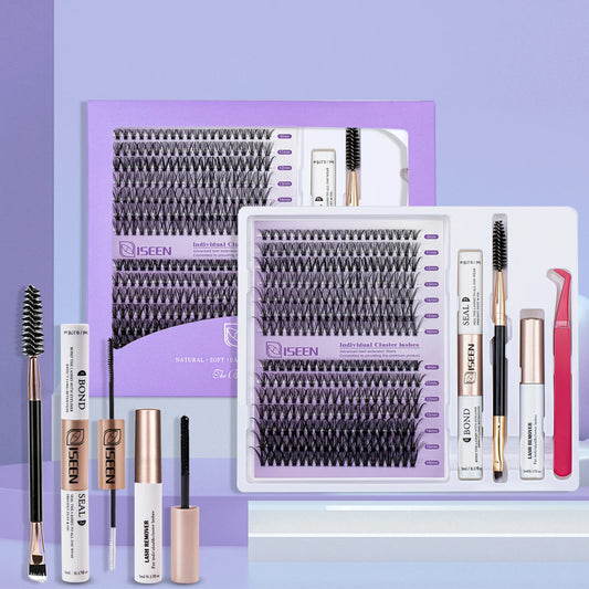 DIY Lash Extension Mix Styles Kit – Clusters with Bond, Seal & Tools