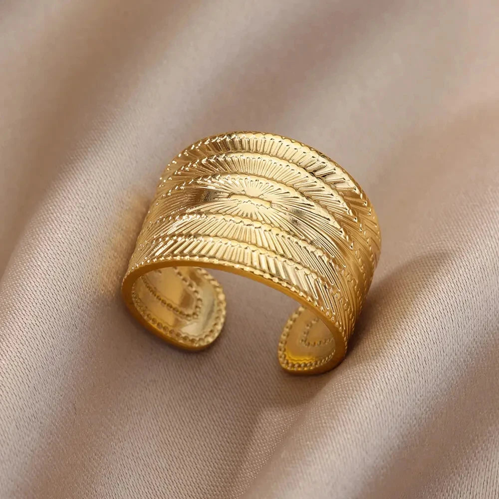 EternaGold – 316L Stainless Steel Couple Rings